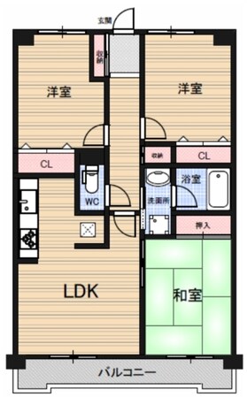 ファインビュー千葉の物件間取画像